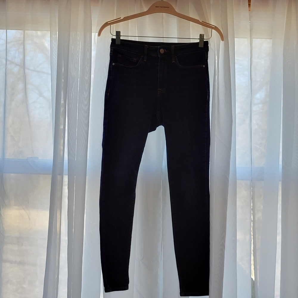 Athleta Dark Blue Skinny Jeans Size 6